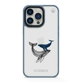 nachhaltige Apple iPhone Hülle "OceanCase - BlueWhale"