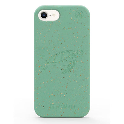 iPhone 16e case - green - "TURTLE" - sustainable