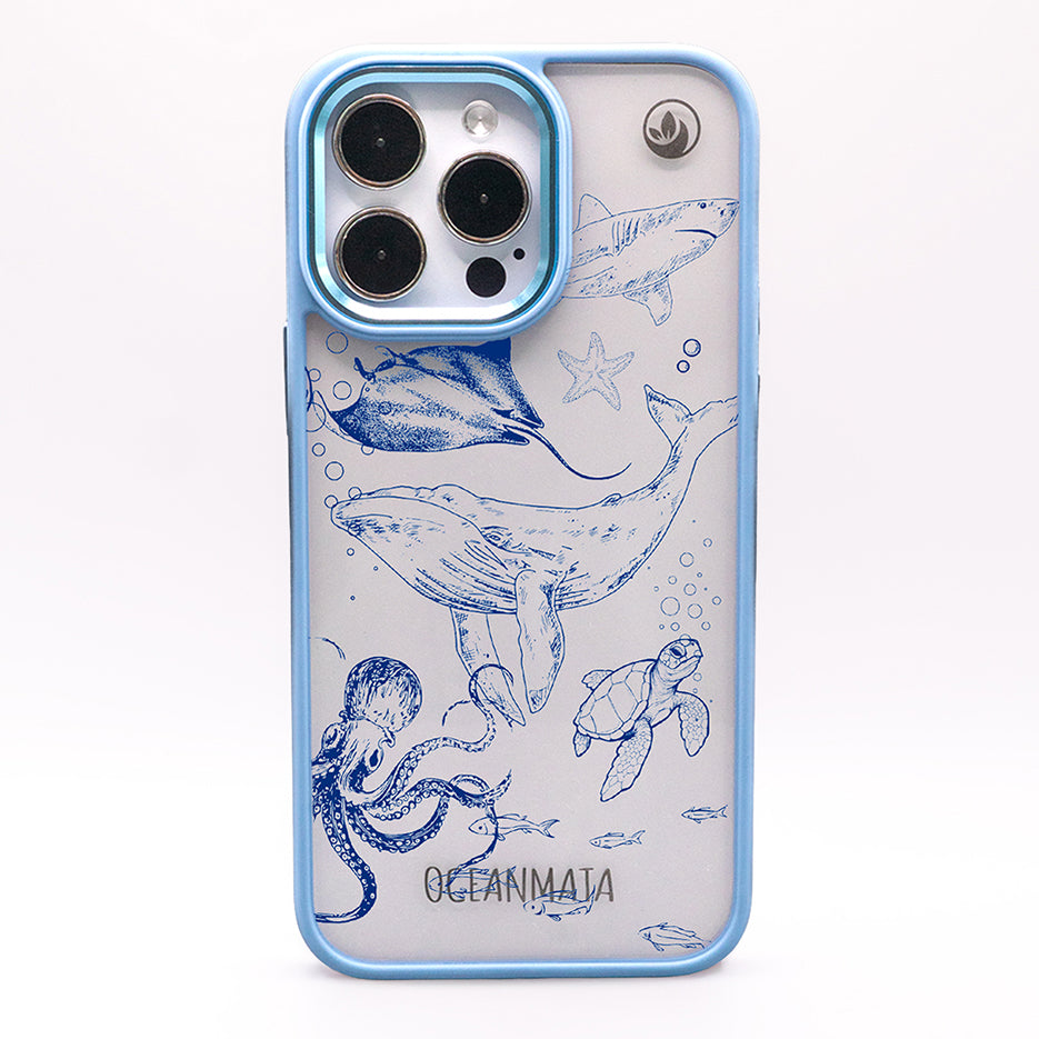 iPhone 12 pro max Hülle - Wal blau - "WhaleLife" - nachhaltig