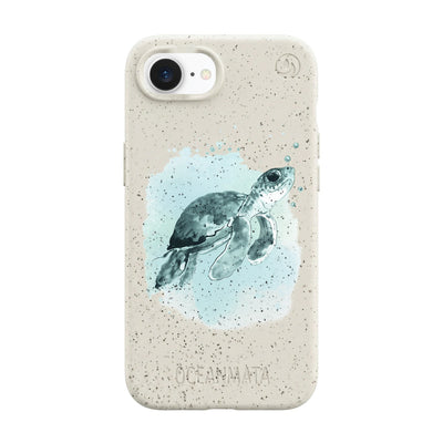 iPhone 16 Case - Turtle green - "Baby Turtle" - sustainable