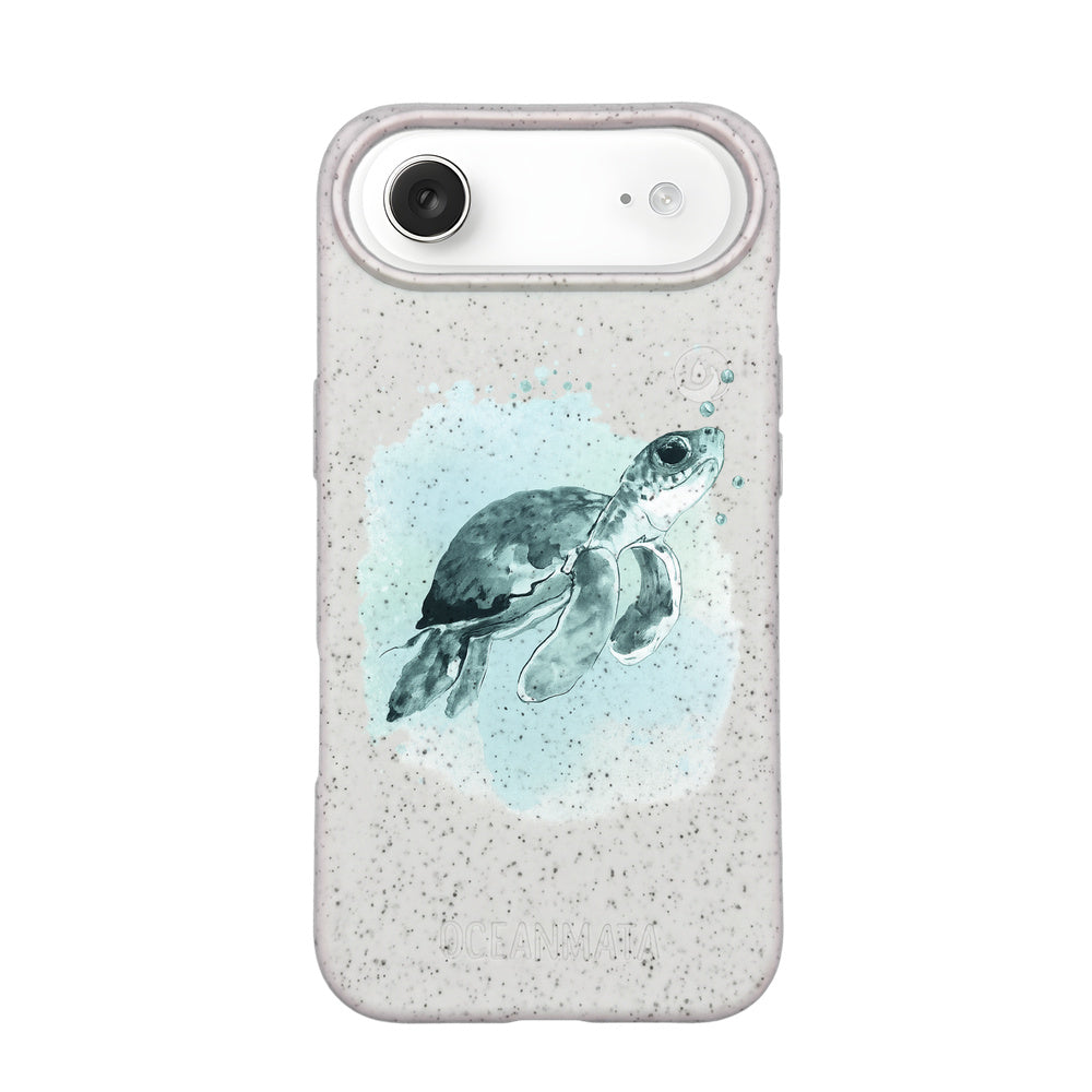 iPhone 17 Air Case - Turtle Green - "Baby Turtle" - sustainable