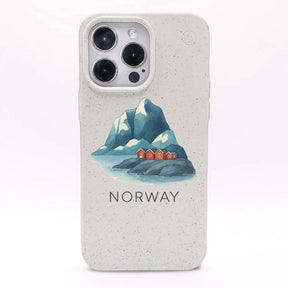 iPhone 17 Air Hülle - Norwegen weiß - "Norway" - nachhaltig