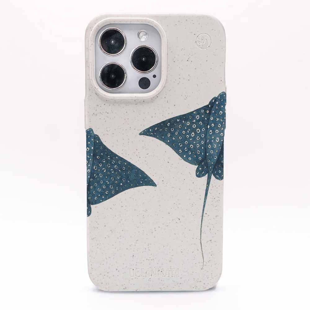 iPhone 17 Hülle - Ray weiß - "RayDance" - nachhaltig