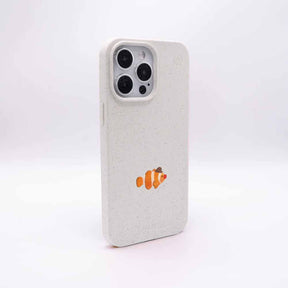 iPhone 14 pro max Hülle - Clownfisch weiß - "Mr.Clown-Fish" - nachhaltig