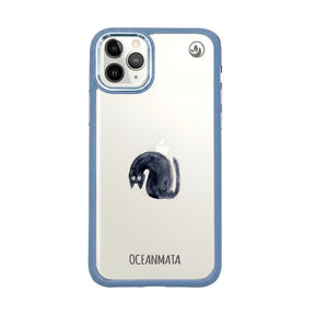 Nachhaltige Handyhülle iPhone 11 pro Blackcat aus Ocean Plastic — Vorderseite
