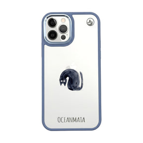 Nachhaltige Handyhülle iPhone 12 pro / iPhone 12 Blackcat aus Ocean Plastic — Vorderseite
