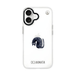 Nachhaltige Handyhülle iPhone 17 Blackcat aus Ocean Plastic — Vorderseite