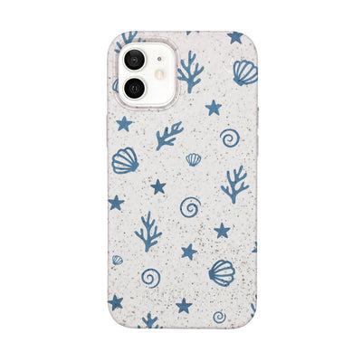 iPhone 12 mini Case - Coral White - "BlueCoralLife" - sustainable