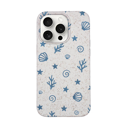 iPhone 15 Pro Case - Coral White - "BlueCoralLife" - sustainable