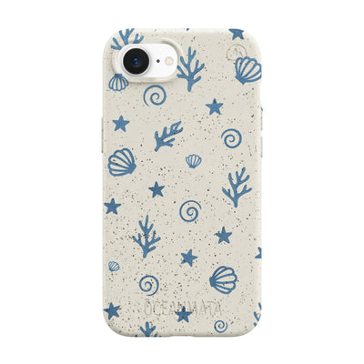 iPhone 16e/17e Case - Coral White - "BlueCoralLife" - sustainable