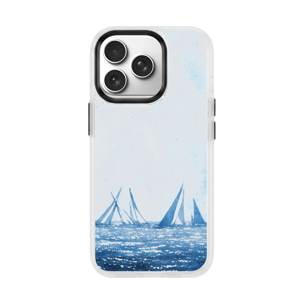 iPhone 17 pro Hülle - segeln blau - "BlueHorizon" - nachhaltig