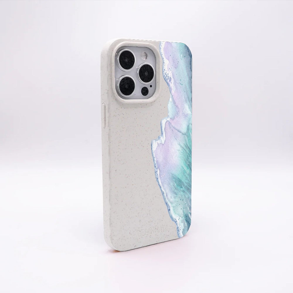 Biologisch abbaubare Handyhülle iPhone 13 Bluehour — kompostierbar — Rückseite