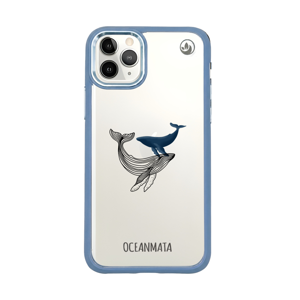 iPhone 11 pro hoesje - walvisblauw - "BlueWhale" - duurzaam