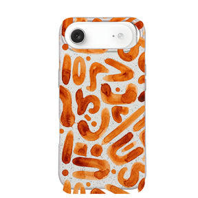 Biologisch abbaubare Handyhülle iPhone 17 Air Buchstabensuppe — kompostierbar — Vorderseite