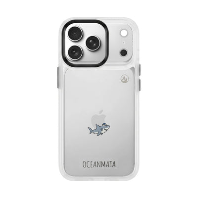 iPhone 17 Pro Case - Shark Blue - "Captain Shark" - sustainable