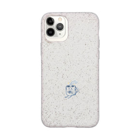 Biologisch abbaubare Handyhülle iPhone 11 pro Coffeelove — kompostierbar — Vorderseite