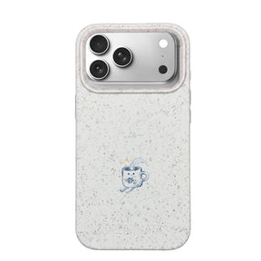 Biologisch abbaubare Handyhülle iPhone 17 pro max Coffeelove — kompostierbar — Vorderseite