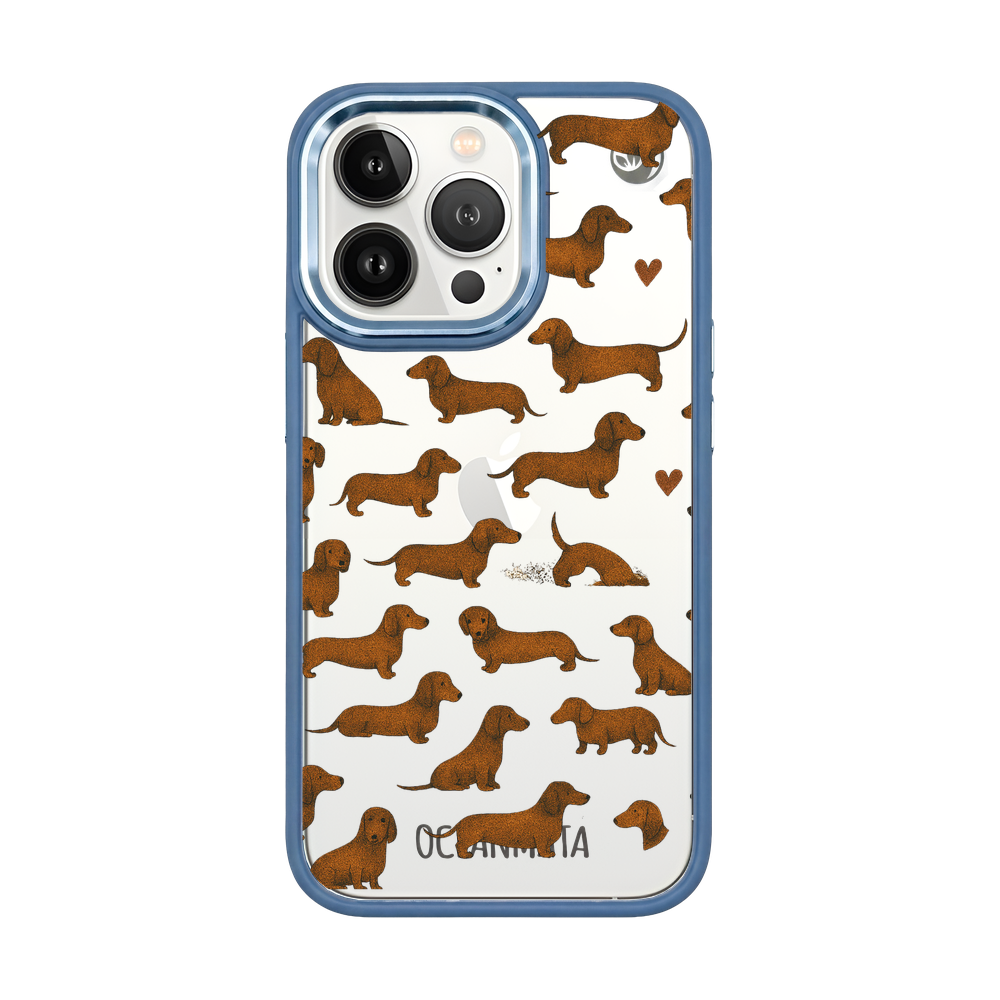 iPhone 13 pro hoesje - Teckel - "Teckel" - duurzaam