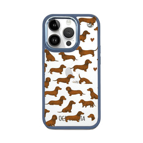 iPhone 14 Pro hoesje - Teckel - "Teckel" - duurzaam