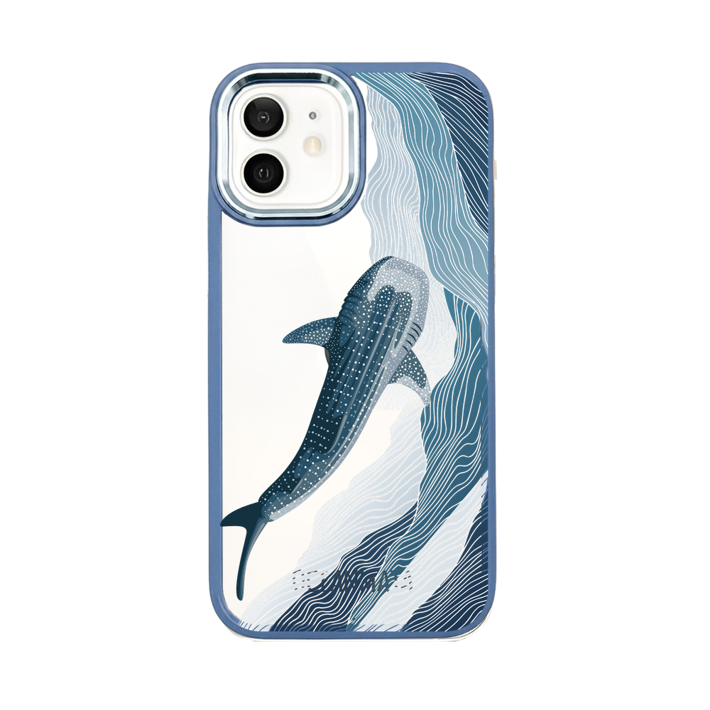 iPhone 12 mini Hülle - Walhai blau - "DeepWater" - nachhaltig
