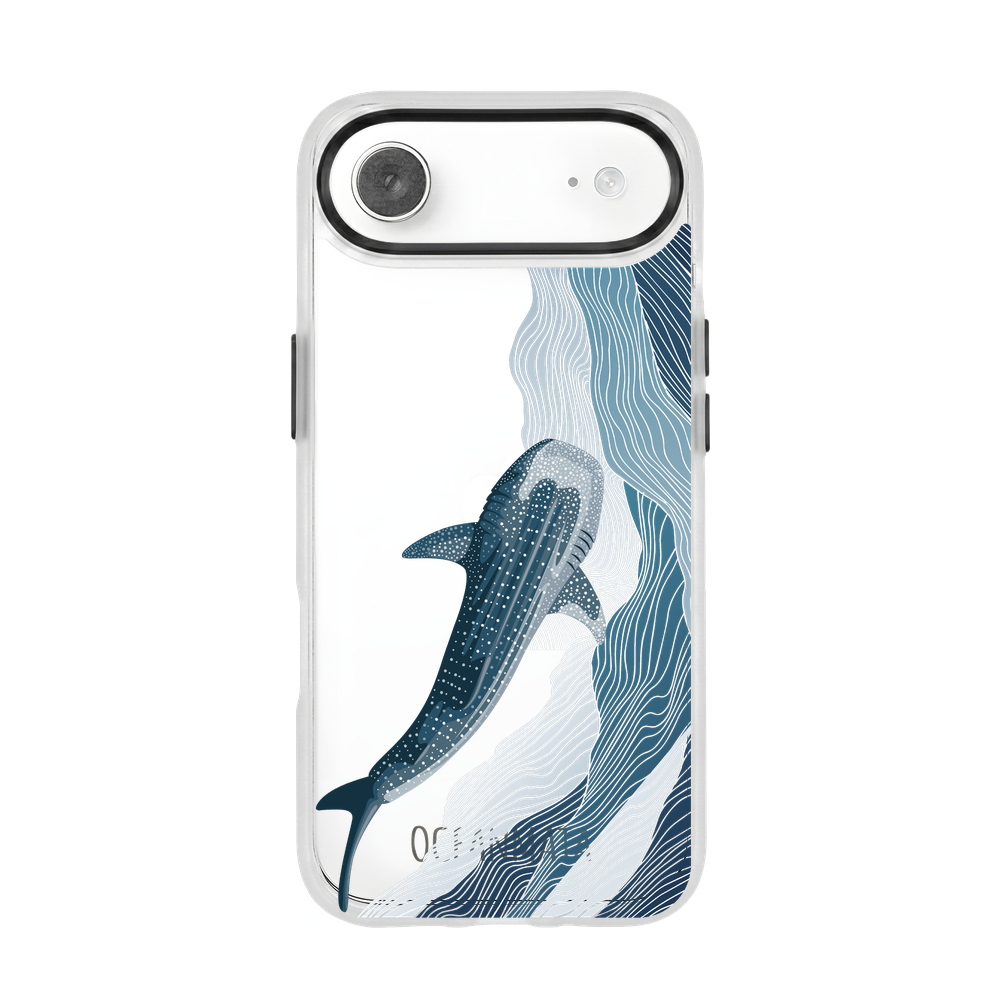iPhone 17 Air Hülle - Walhai blau - "DeepWater" - nachhaltig