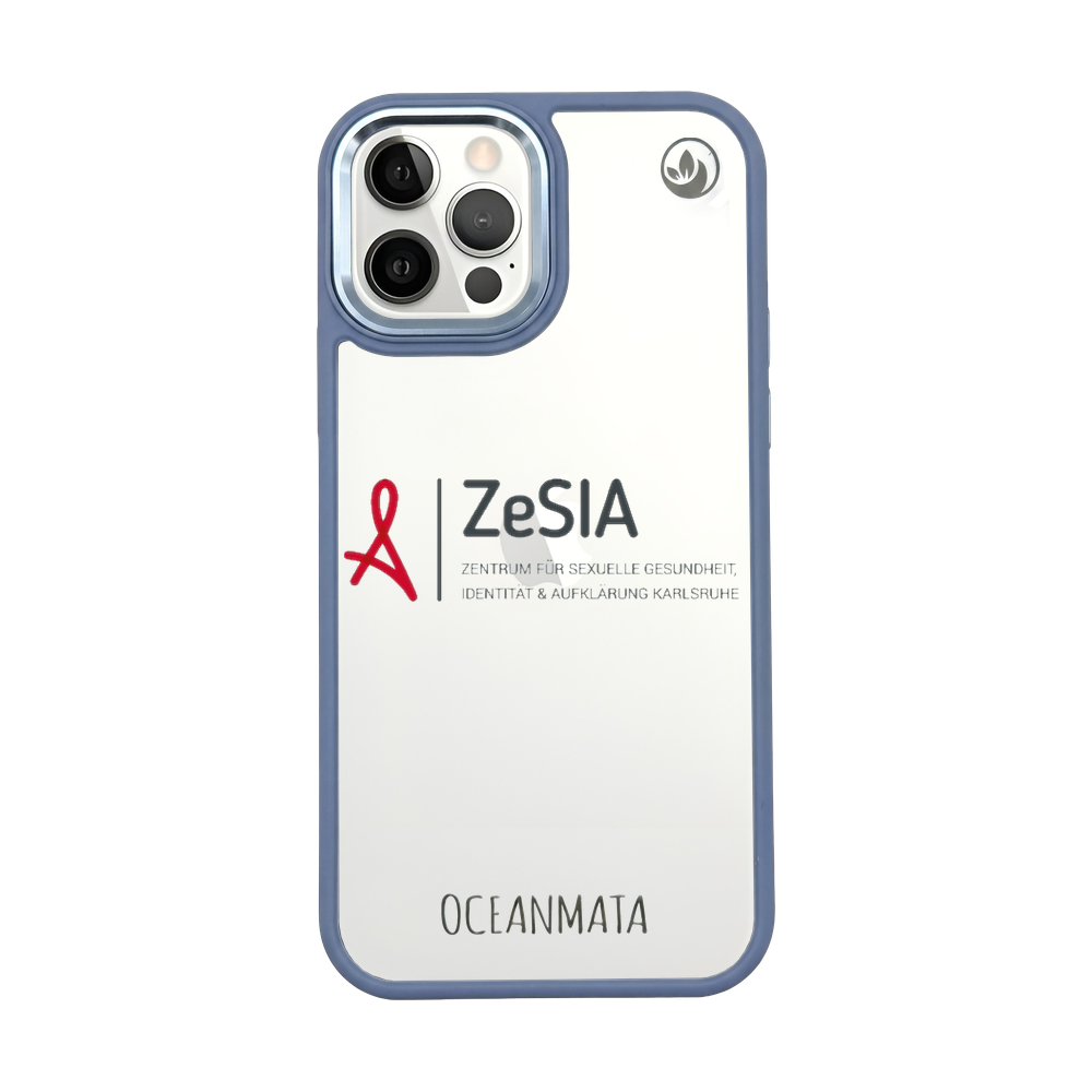 ZeSIA Karlsruhe × OceanMata Hülle Clear – iPhone 12 pro / iPhone 12 (Muster)
