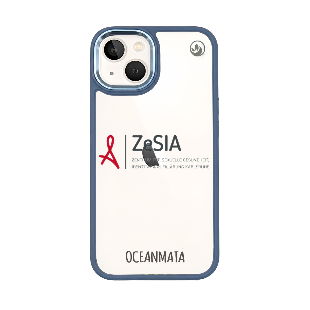 ZeSIA Karlsruhe × OceanMata Hülle Clear – iPhone 13 (Muster)