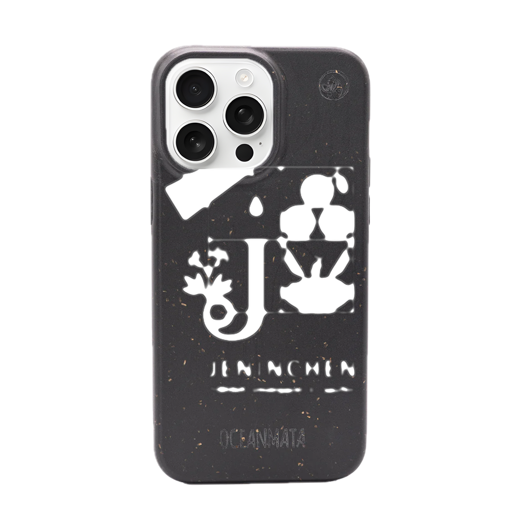 Jeninchen - Fröhlich Unverpackt Einkaufen Hülle Schwarz