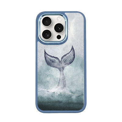 iPhone 15 pro max hoesje - dolfijnblauw - "Dolphin" - duurzaam
