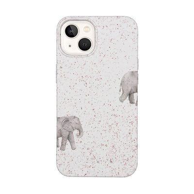 iPhone 13 Case - Elephant white - "Ele-Fant" - sustainable