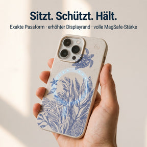 Biologisch abbaubare Handyhülle iPhone 17 Air Mantawave — kompostierbar — Passform & MagSafe