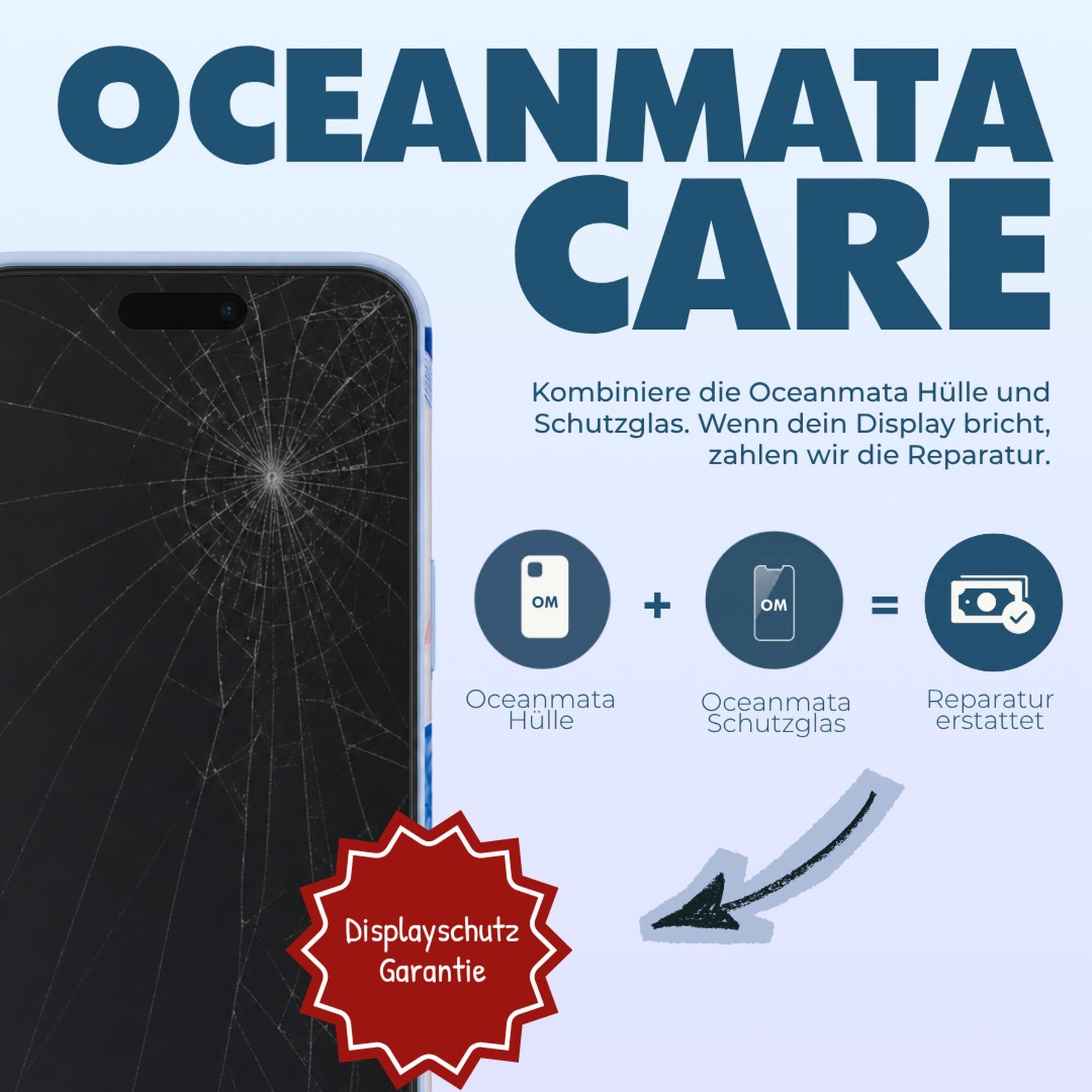 Nachhaltige Handyhülle Samsung S26+ Captainshark aus Ocean Plastic — Oceanmata Care Service