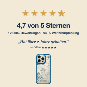 Nachhaltige Handyhülle iPhone 17 pro max Flowersandshells aus Ocean Plastic — Bewertungen