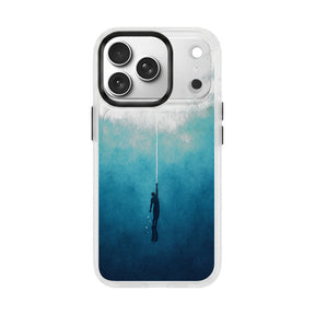 Nachhaltige Handyhülle iPhone 17 pro max Freedive aus Ocean Plastic — Vorderseite