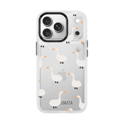iPhone 17 pro max Hülle -  gans blau - "Goose Fella" - nachhaltig