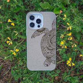 Biologisch abbaubare Handyhülle Samsung S24 Greenturtle — kompostierbar — Bonus