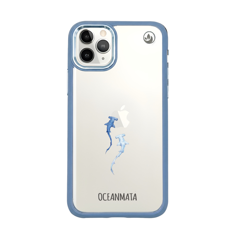 iPhone 11 pro Hülle - hai blau - "Hammerhead" - nachhaltig