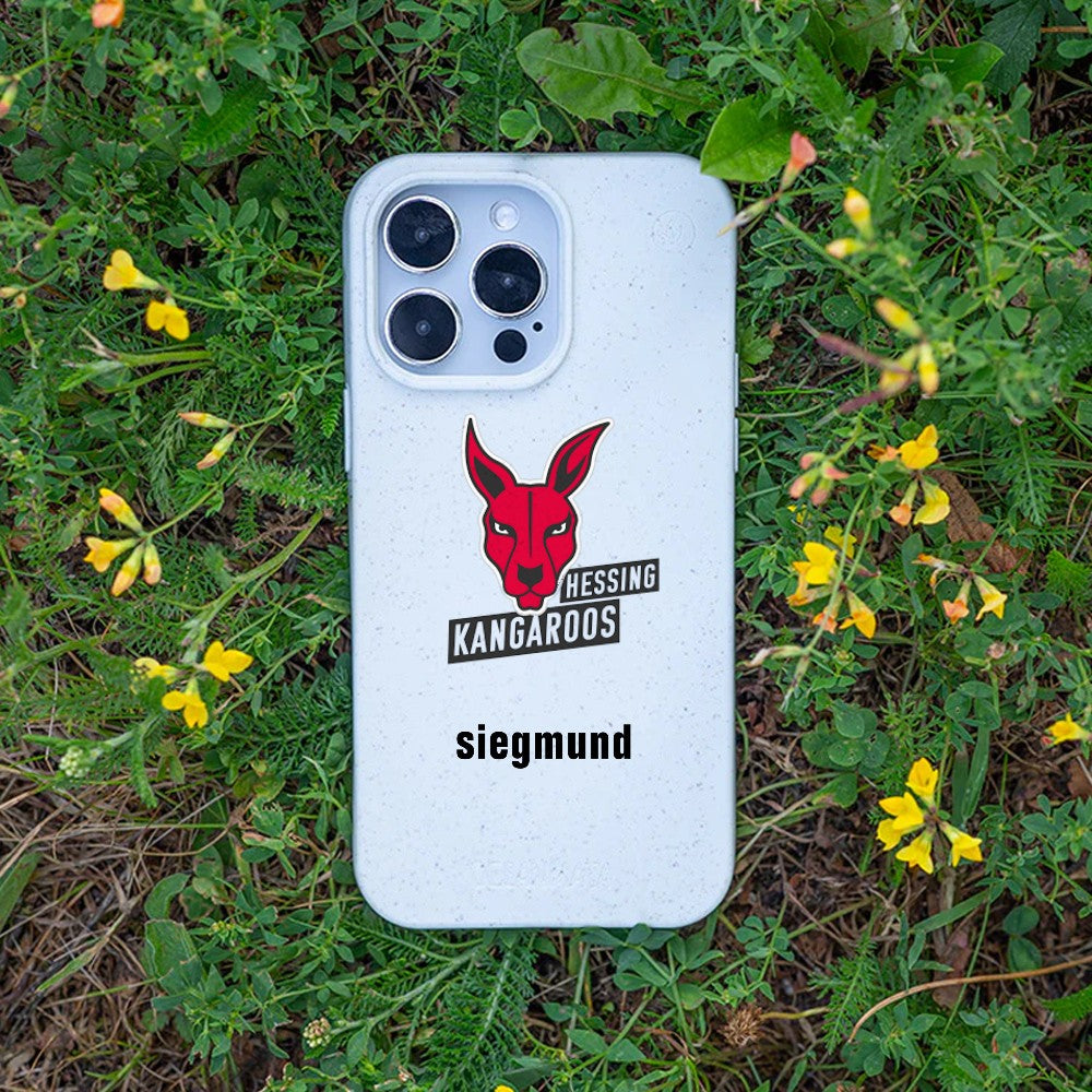 Biologisch abbaubare Handyhülle Samsung A55 Hessingkangaroos — kompostierbar — Bonus