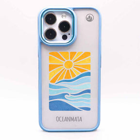 iPhone 12 pro / iPhone 12 Hülle - Meer blau - "Sun&Sea" - nachhaltig