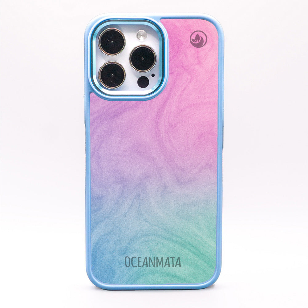 iPhone 13 pro hoesje - "Gekleurd marmer" duurzaam