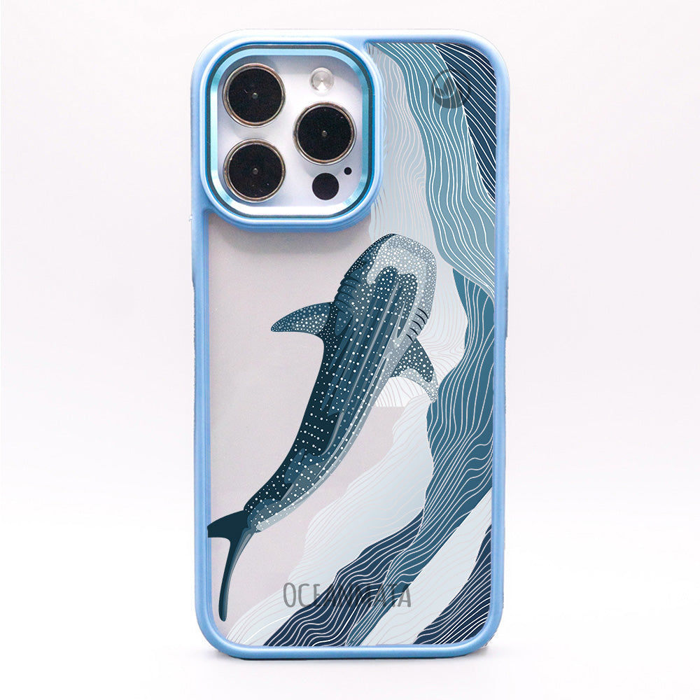 iPhone 14 pro Hülle - Walhai blau - "DeepWater" - nachhaltig