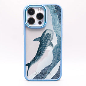 iPhone 15 pro Hülle - Walhai blau - "DeepWater" - nachhaltig