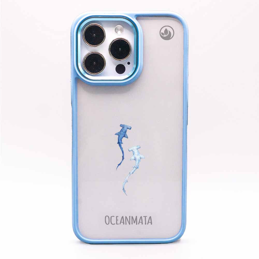 iPhone 11 pro Hülle - hai blau - "Hammerhead" - nachhaltig