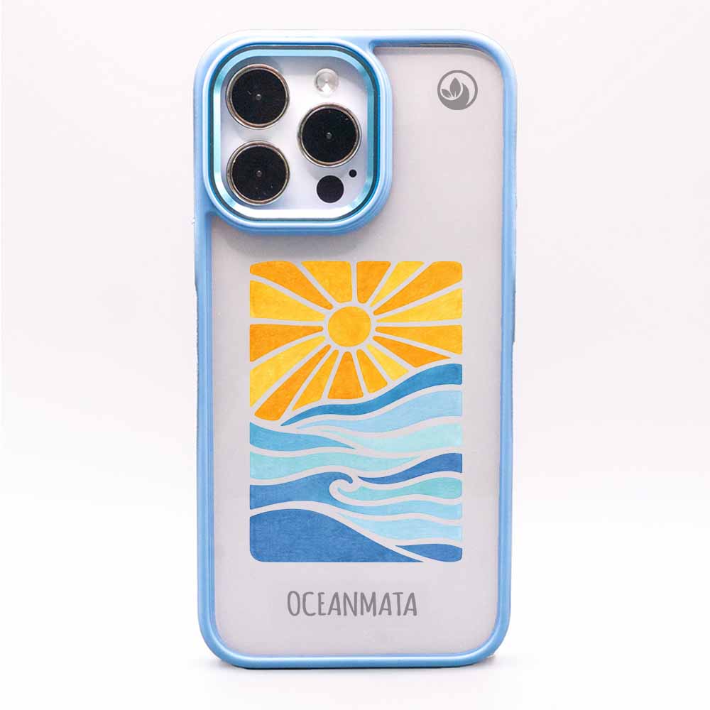 iPhone SE/7/8 Hülle - Meer blau - "Sun&Sea" - nachhaltig