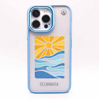 iPhone 14 Pro Max Case - Ocean Blue - "Sun&Sea" - sustainable