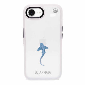 iPhone 16e/17e Hülle - Leopardenhai blau - "BlueLeopard" - nachhaltig
