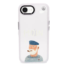 iPhone 16e/17e Hülle - Moin blau - "Ostfriese" - nachhaltig