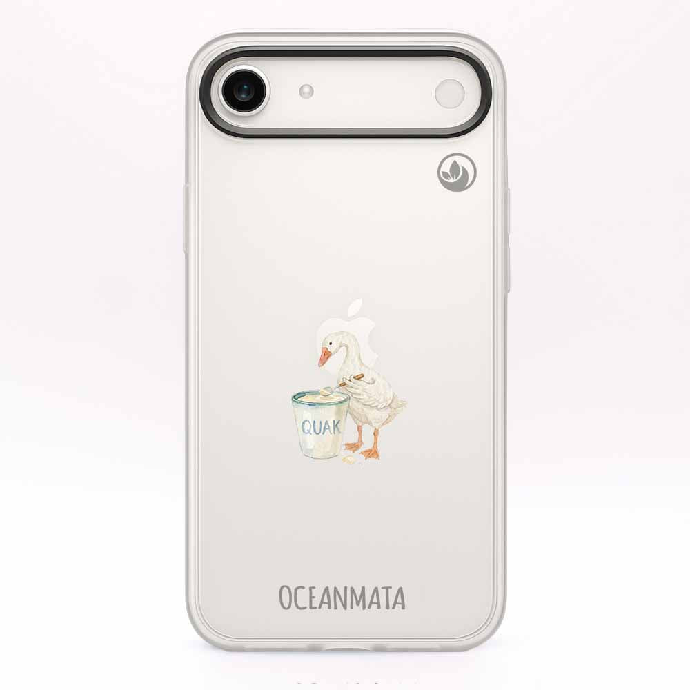 iPhone 17 Air Hülle - Quark Ente blau - "TheQuak" - nachhaltig