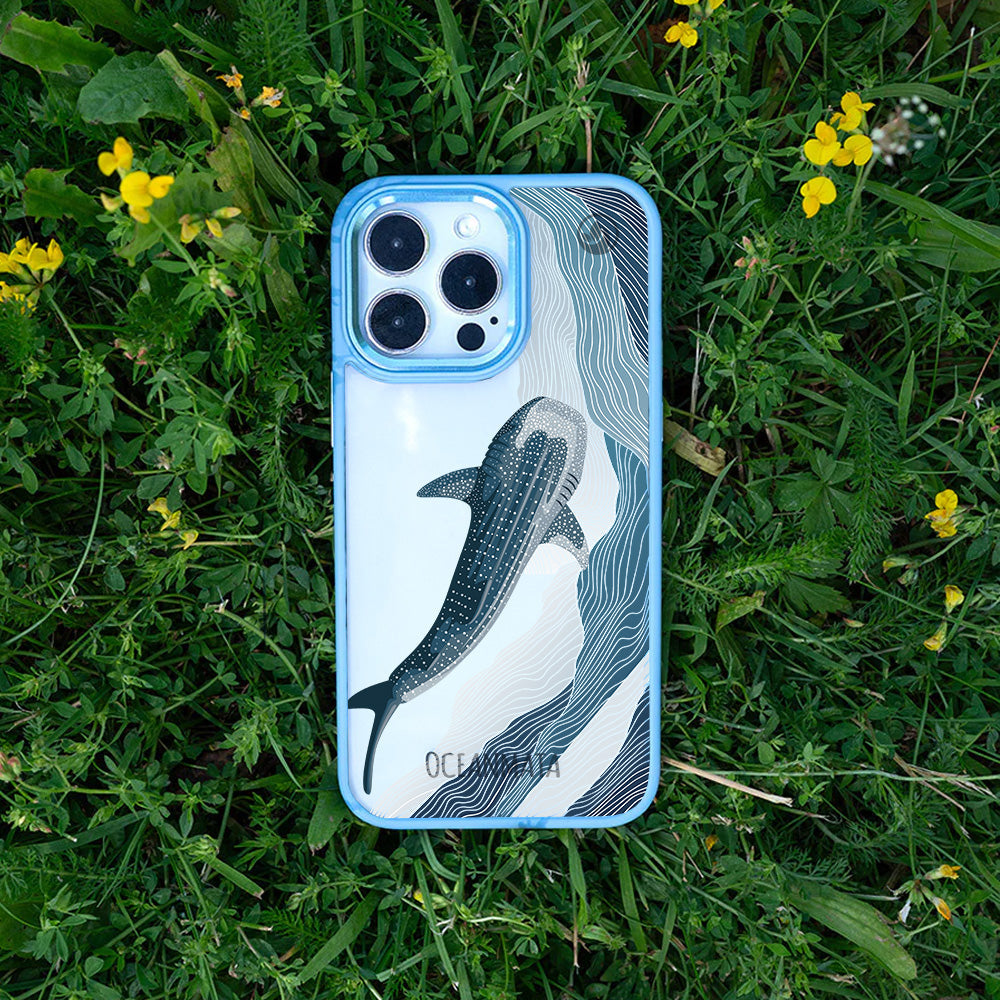 iPhone SE/7/8 Hülle - Walhai blau - "DeepWater" - nachhaltig