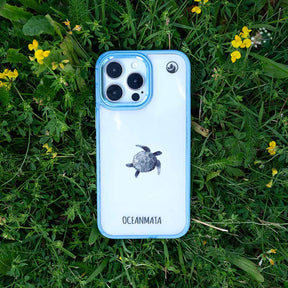 iPhone 13 Hülle - Turtle blau - "Shellie" - nachhaltig